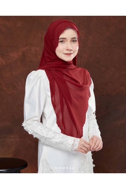 SELENDANG KUNTOM MAROON